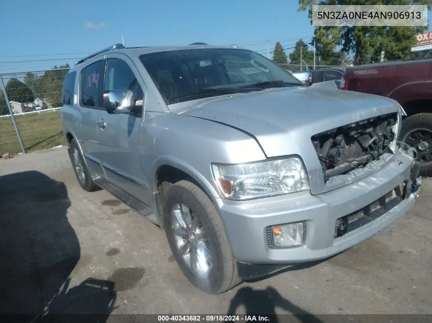 2010 Infiniti Qx56 VIN: 5N3ZA0NE4AN906913 Lot: 40343682