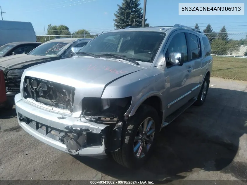 2010 Infiniti Qx56 VIN: 5N3ZA0NE4AN906913 Lot: 40343682