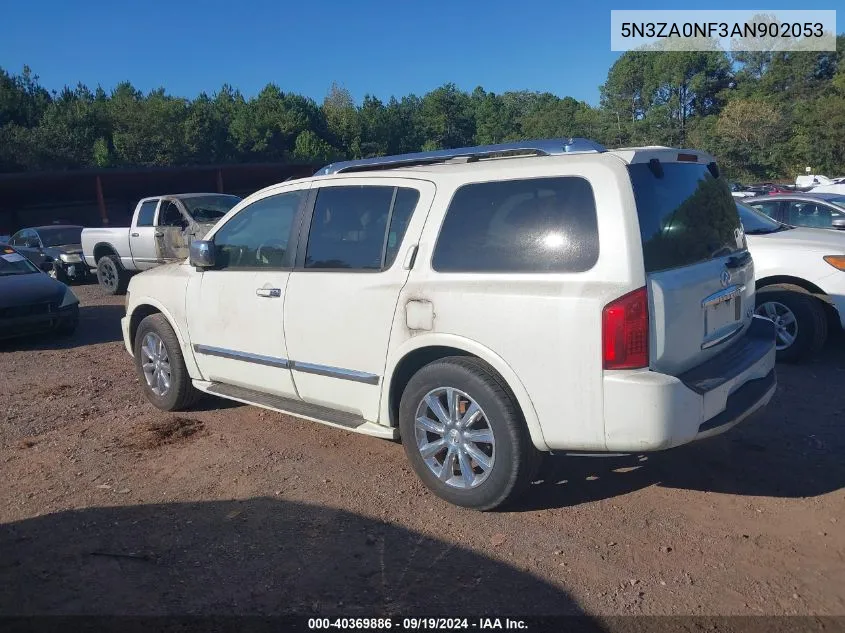 2010 Infiniti Qx56 VIN: 5N3ZA0NF3AN902053 Lot: 40369886