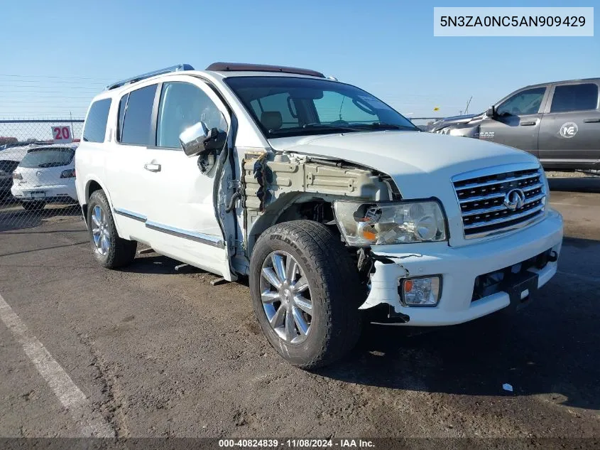 2010 Infiniti Qx56 VIN: 5N3ZA0NC5AN909429 Lot: 40824839