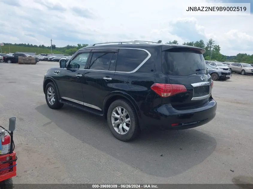 2011 Infiniti Qx56 VIN: JN8AZ2NE9B9002519 Lot: 39698309