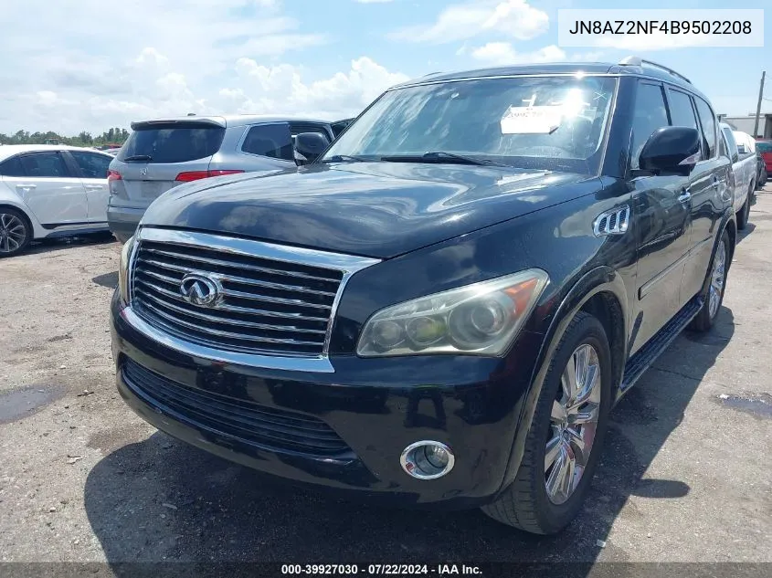 2011 Infiniti Qx56 VIN: JN8AZ2NF4B9502208 Lot: 39927030