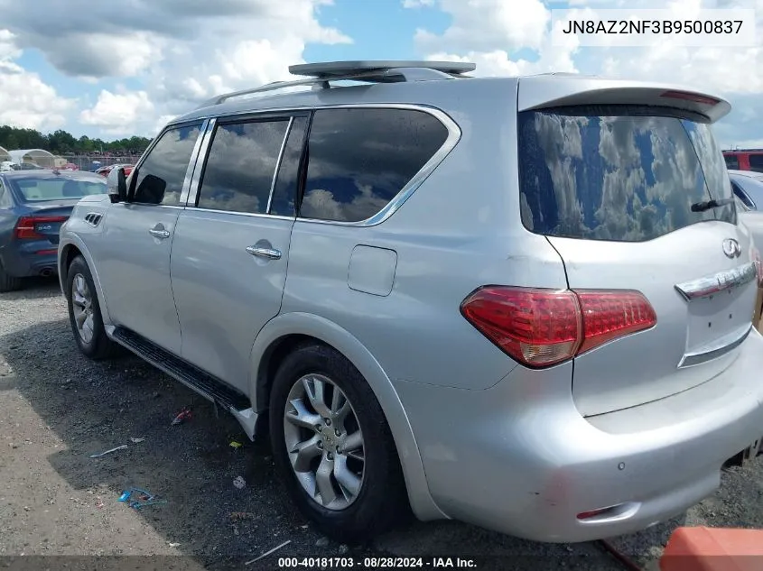 2011 Infiniti Qx56 VIN: JN8AZ2NF3B9500837 Lot: 40181703