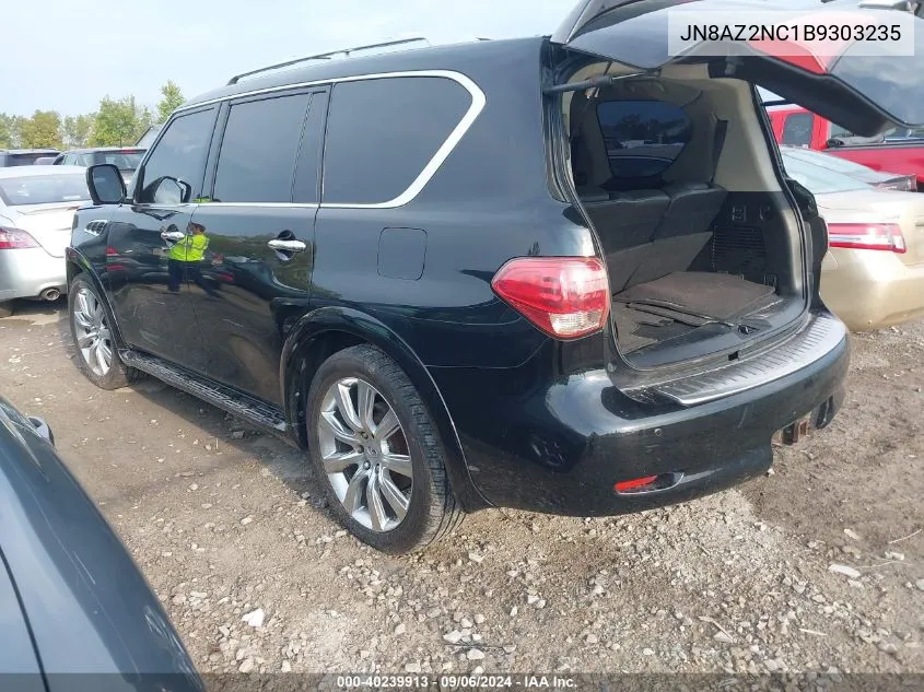 2011 Infiniti Qx56 VIN: JN8AZ2NC1B9303235 Lot: 40239913