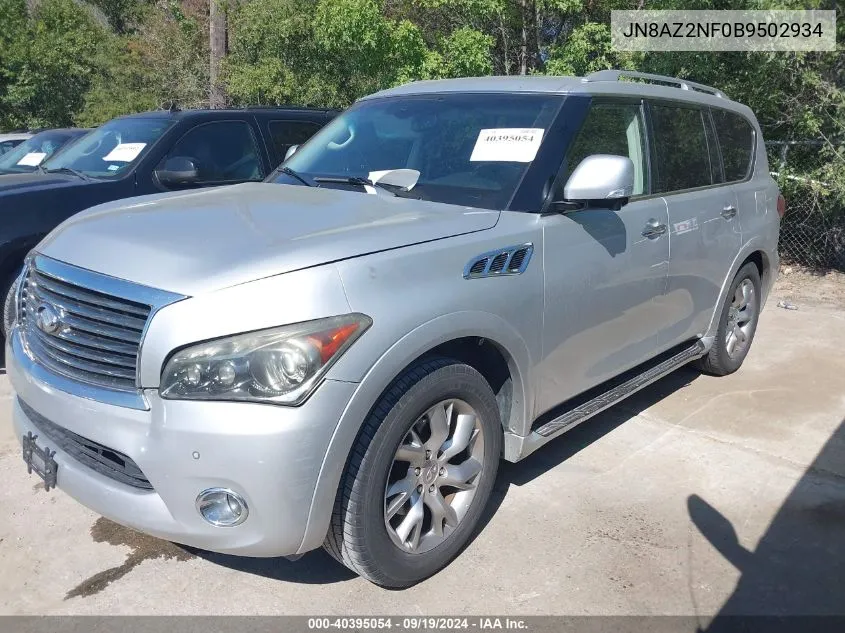 2011 Infiniti Qx56 VIN: JN8AZ2NF0B9502934 Lot: 40395054