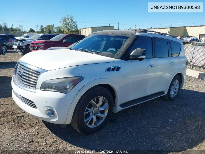 2011 Infiniti Qx56 8-Passenger VIN: JN8AZ2NC1B9300593 Lot: 40536017