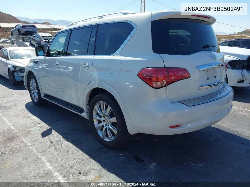 2011 Infiniti Qx56 VIN: JN8AZ2NF3B9502491 Lot: 40577164