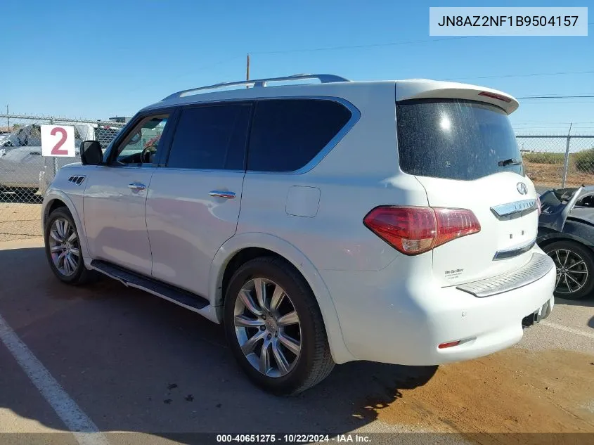 2011 Infiniti Qx56 VIN: JN8AZ2NF1B9504157 Lot: 40651275