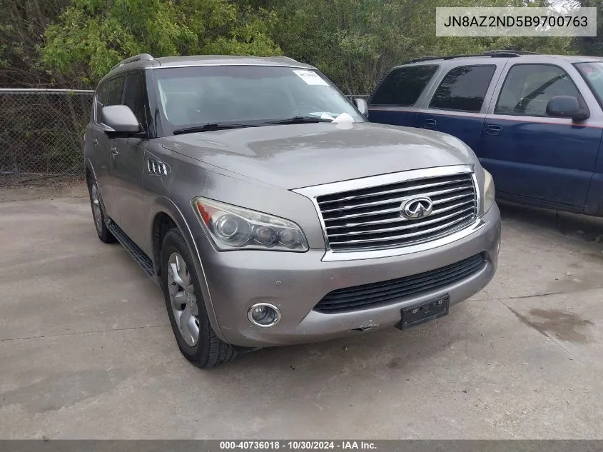 2011 Infiniti Qx56 VIN: JN8AZ2ND5B9700763 Lot: 40736018