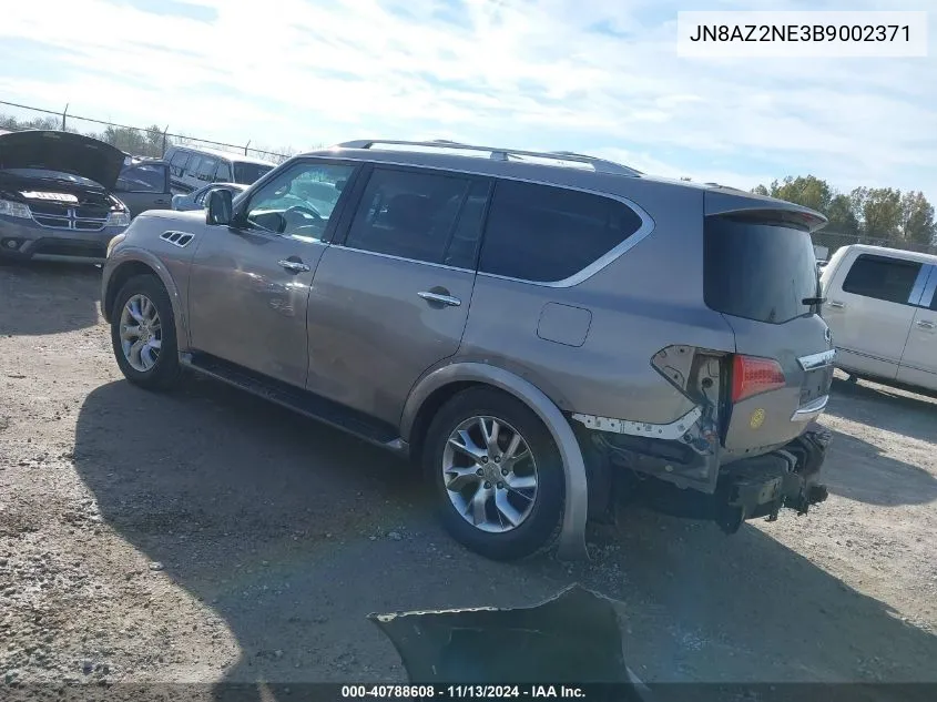 2011 Infiniti Qx56 VIN: JN8AZ2NE3B9002371 Lot: 40788608