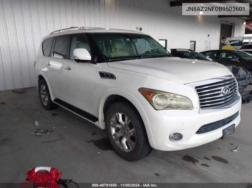 2011 Infiniti Qx56 VIN: JN8AZ2NF0B9503601 Lot: 40791850