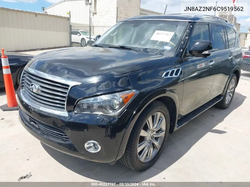 2012 Infiniti Qx56 VIN: JN8AZ2NF6C9519562 Lot: 40227707