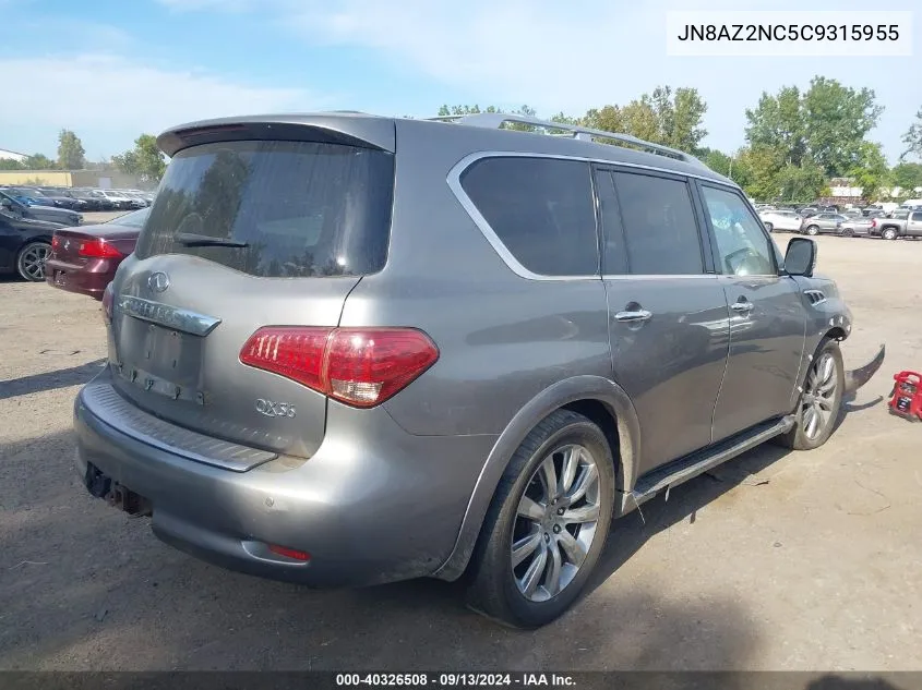 JN8AZ2NC5C9315955 2012 Infiniti Qx56