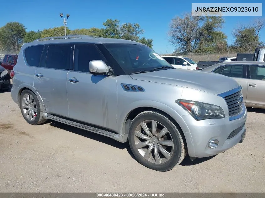 2012 Infiniti Qx56 VIN: JN8AZ2NEXC9023610 Lot: 40438423