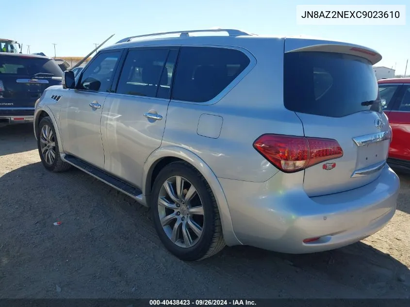 2012 Infiniti Qx56 VIN: JN8AZ2NEXC9023610 Lot: 40438423