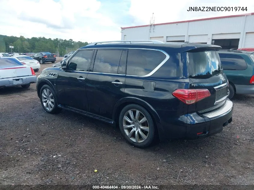 2012 Infiniti Qx56 VIN: JN8AZ2NE0C9019744 Lot: 40464404