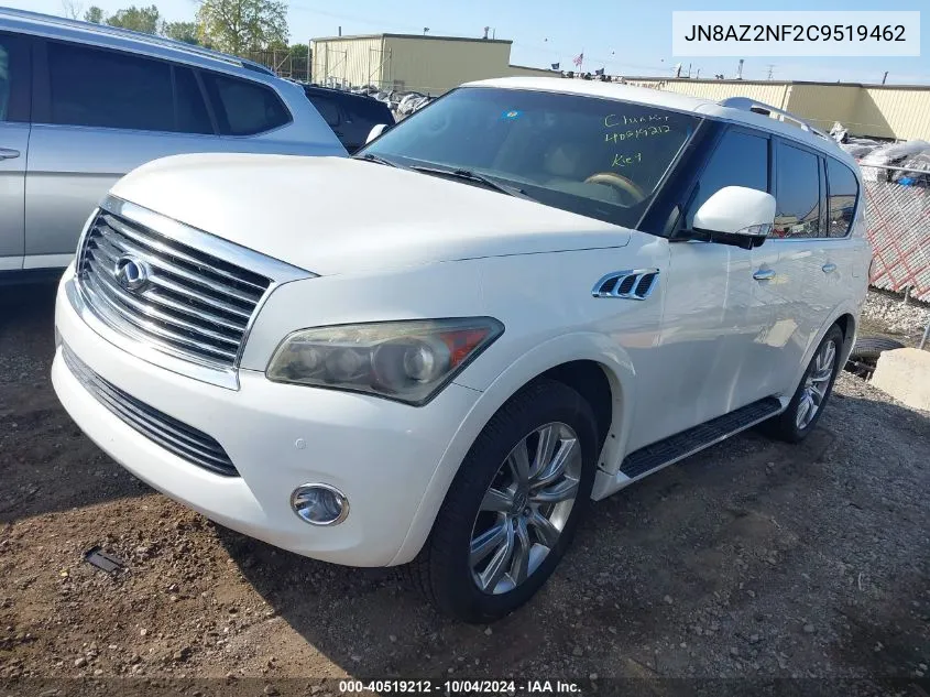 2012 Infiniti Qx56 VIN: JN8AZ2NF2C9519462 Lot: 40519212