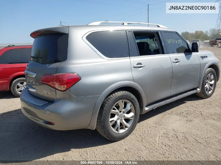 2012 Infiniti Qx56 VIN: JN8AZ2NE0C90186 Lot: 40557598