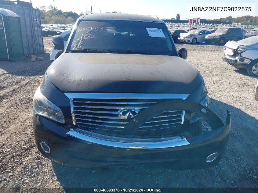 2012 Infiniti Qx56 VIN: JN8AZ2NE7C9022575 Lot: 40593378