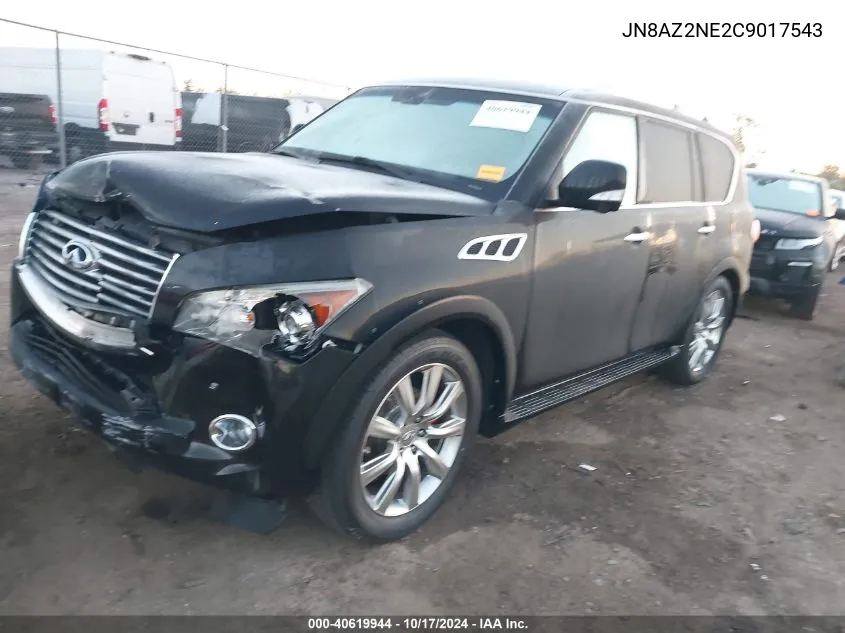 2012 Infiniti Qx56 VIN: JN8AZ2NE2C9017543 Lot: 40619944