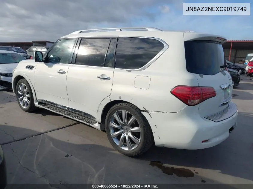 2012 Infiniti Qx56 VIN: JN8AZ2NEXC9019749 Lot: 40665524