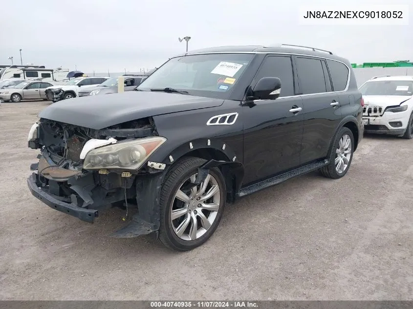 2012 Infiniti Qx56 VIN: JN8AZ2NEXC9018052 Lot: 40740935