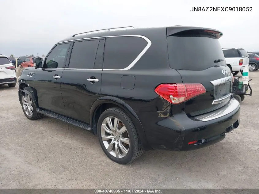 2012 Infiniti Qx56 VIN: JN8AZ2NEXC9018052 Lot: 40740935