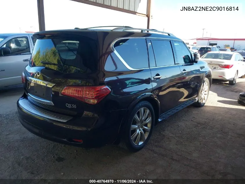 2012 Infiniti Qx56 VIN: JN8AZ2NE2C9016814 Lot: 40764970