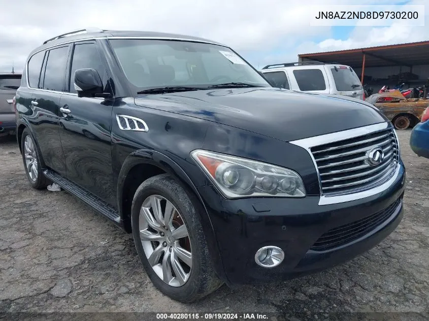 2013 Infiniti Qx56 VIN: JN8AZ2ND8D9730200 Lot: 40280115