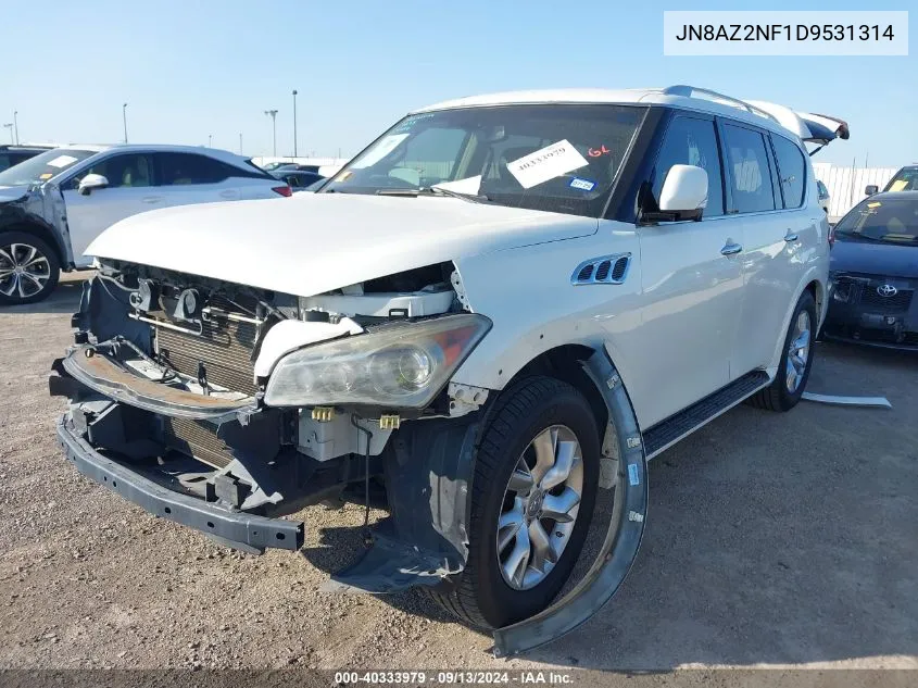 2013 Infiniti Qx56 VIN: JN8AZ2NF1D9531314 Lot: 40333979