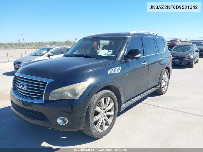 2013 Infiniti Qx56 VIN: JN8AZ2NF6D9531342 Lot: 40662545