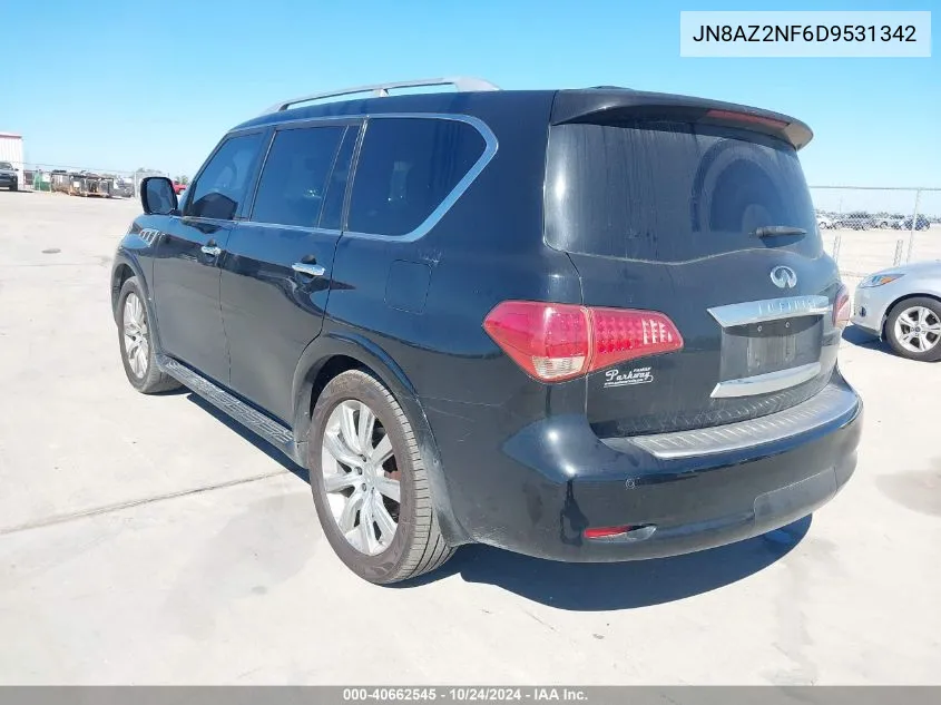 2013 Infiniti Qx56 VIN: JN8AZ2NF6D9531342 Lot: 40662545