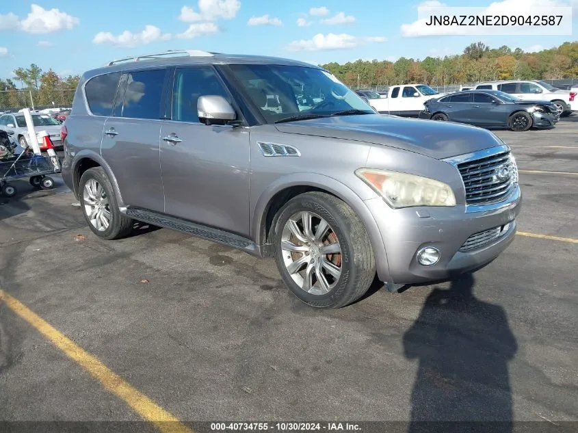 2013 Infiniti Qx56 VIN: JN8AZ2NE2D9042587 Lot: 40734755