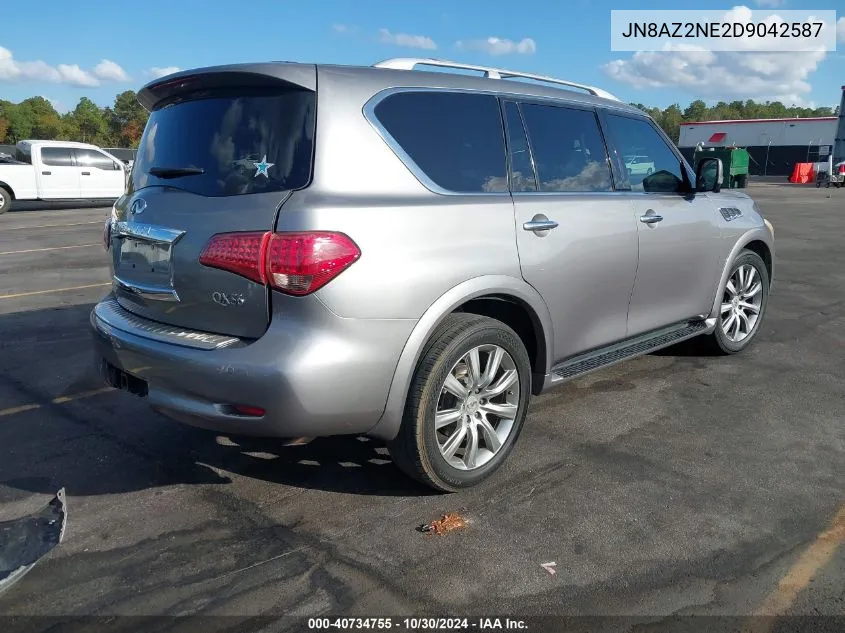 2013 Infiniti Qx56 VIN: JN8AZ2NE2D9042587 Lot: 40734755