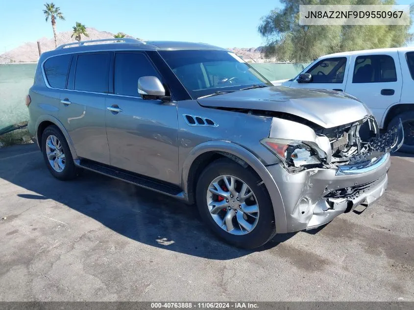 2013 Infiniti Qx56 VIN: JN8AZ2NF9D9550967 Lot: 40763888