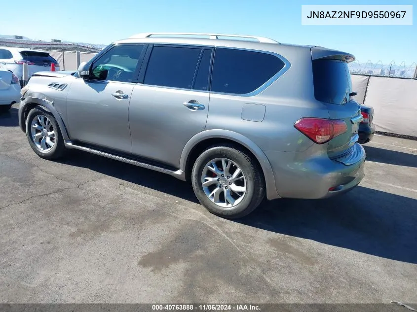 2013 Infiniti Qx56 VIN: JN8AZ2NF9D9550967 Lot: 40763888