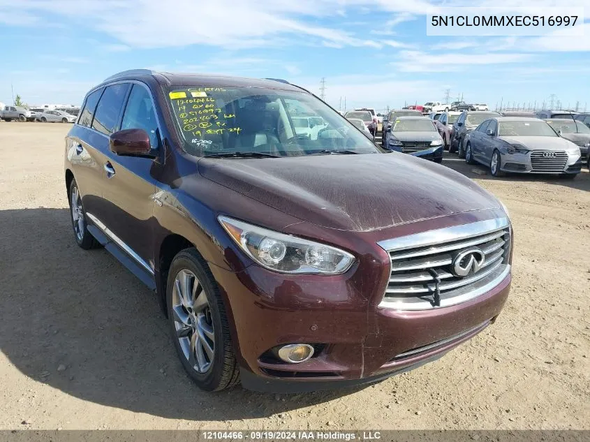 2014 Infiniti Qx60 VIN: 5N1CL0MMXEC516997 Lot: 12104466