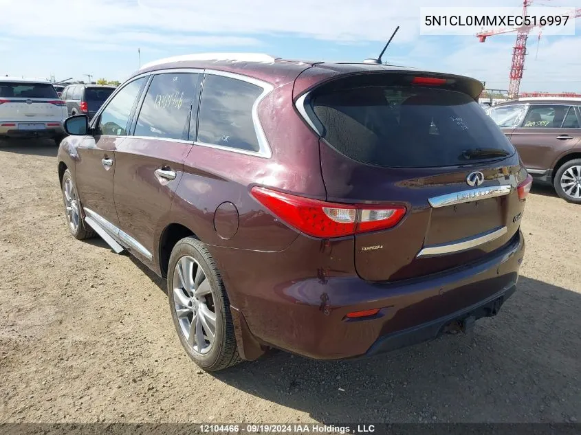 5N1CL0MMXEC516997 2014 Infiniti Qx60