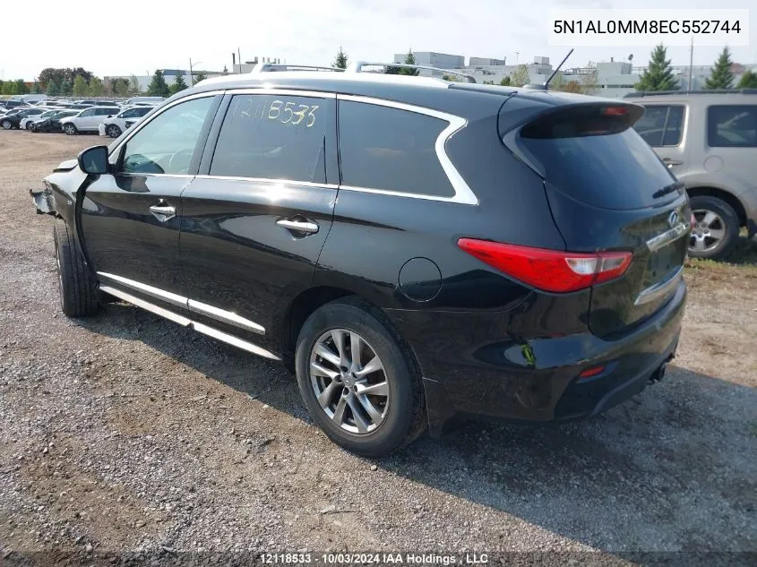 5N1AL0MM8EC552744 2014 Infiniti Qx60