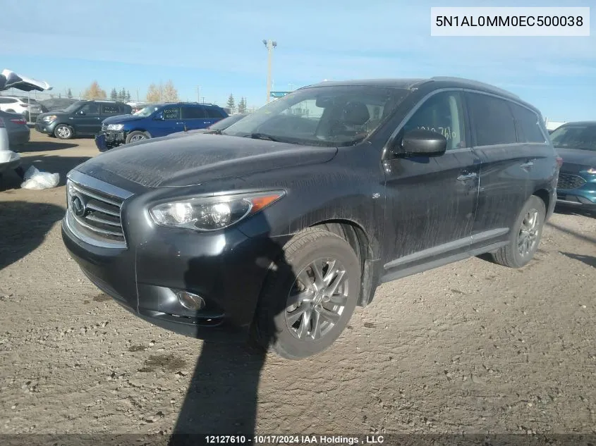 5N1AL0MM0EC500038 2014 Infiniti Qx60