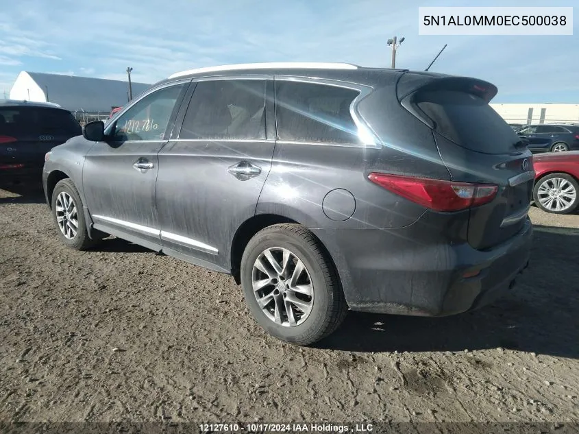 5N1AL0MM0EC500038 2014 Infiniti Qx60