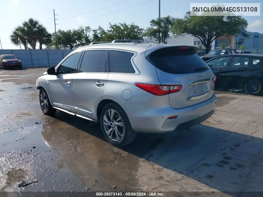 2014 Infiniti Qx60 Hybrid VIN: 5N1CL0MM4EC513108 Lot: 39373143