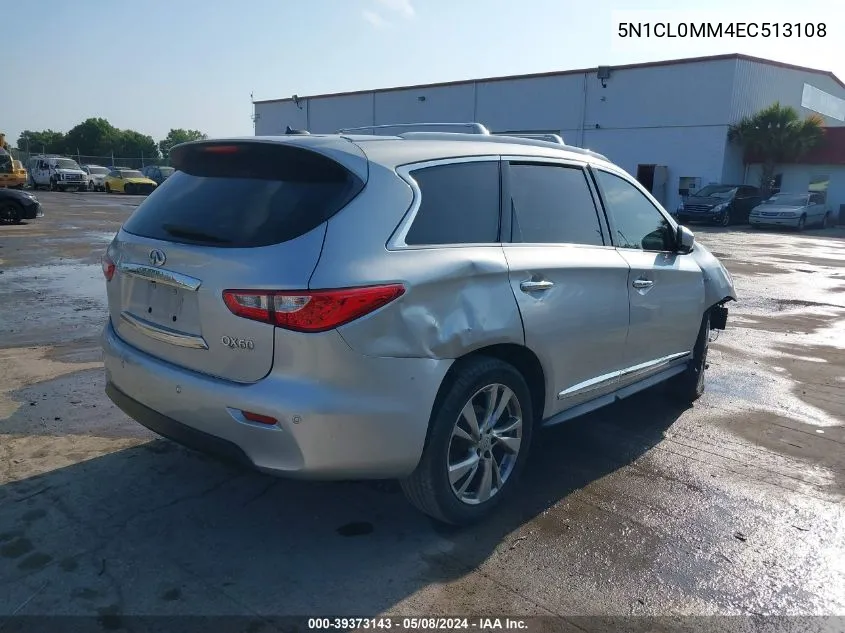 5N1CL0MM4EC513108 2014 Infiniti Qx60 Hybrid