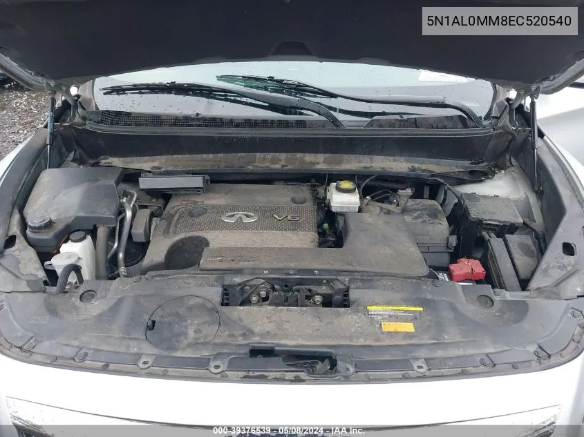 5N1AL0MM8EC520540 2014 Infiniti Qx60