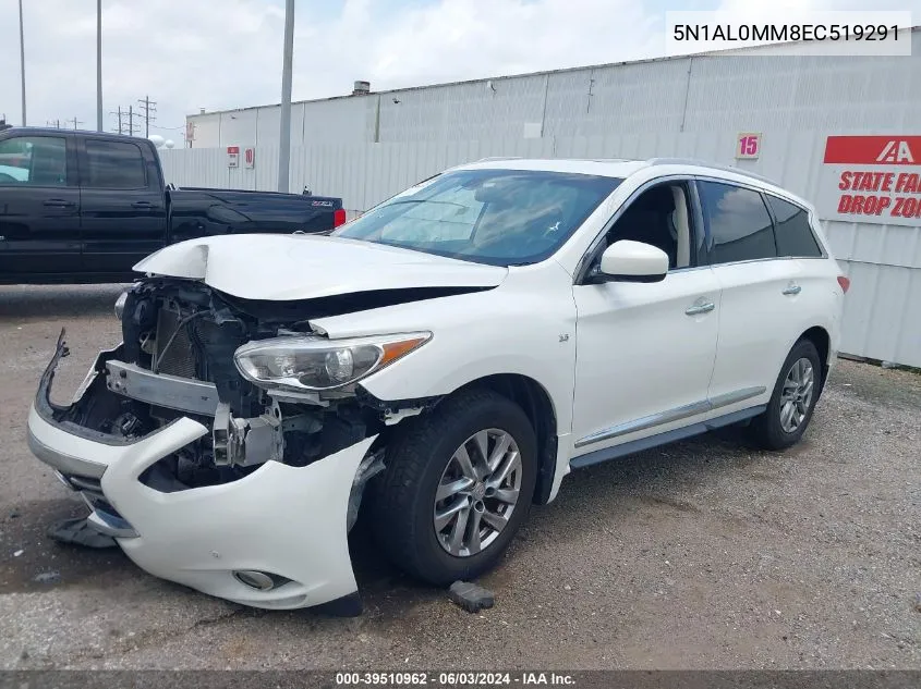 5N1AL0MM8EC519291 2014 Infiniti Qx60