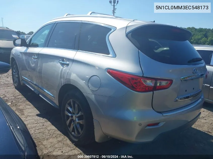 5N1CL0MM3EC548173 2014 Infiniti Qx60 Hybrid