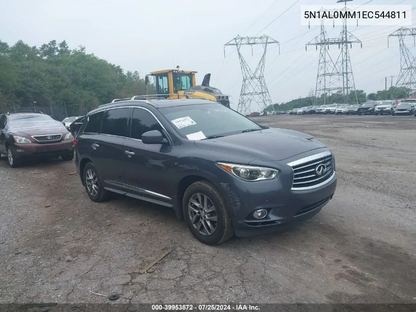 2014 Infiniti Qx60 VIN: 5N1AL0MM1EC544811 Lot: 39953872