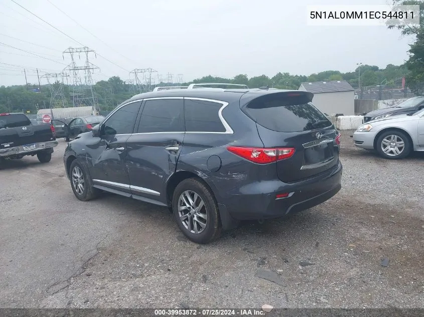 2014 Infiniti Qx60 VIN: 5N1AL0MM1EC544811 Lot: 39953872