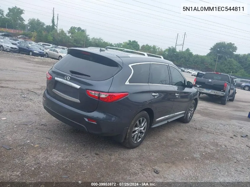 2014 Infiniti Qx60 VIN: 5N1AL0MM1EC544811 Lot: 39953872