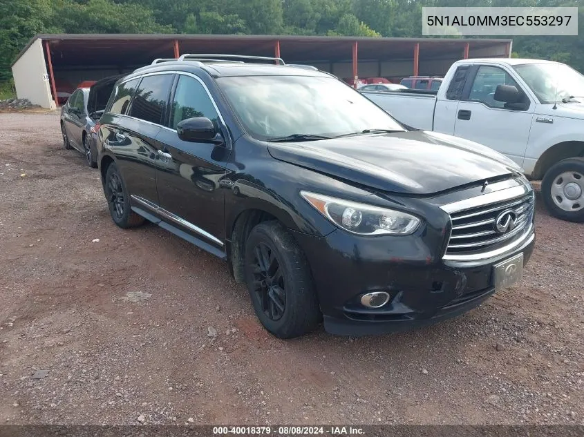 2014 Infiniti Qx60 VIN: 5N1AL0MM3EC553297 Lot: 40018379